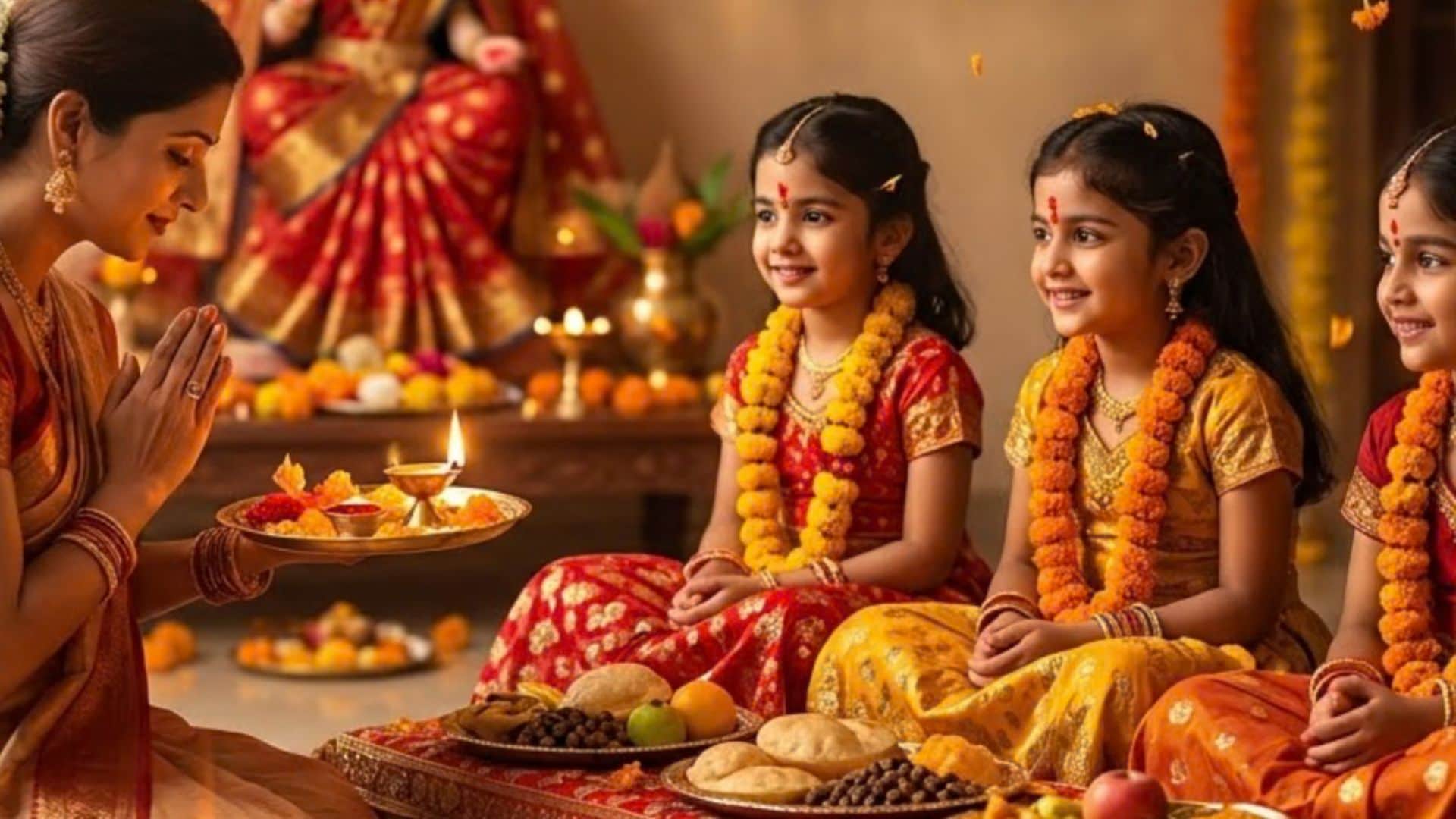 Right Age of Girls for Kanya Pujan: Know Essential Rules, Vidhi, and Significance of Navratri Worship