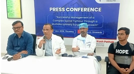 Kanpur Doctors at Paras Hospital perform a remarkable feat removing a 10 cm tumor from the spine