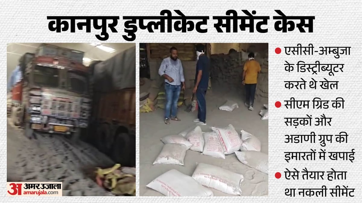 यूपी: सड़कों-इमारतों में खपाई डुप्लीकेट सीमेंट, डिस्ट्रीब्यूटर ही निकले जालसाज, रोज बनाते थे 1000 नकली बोरियां
