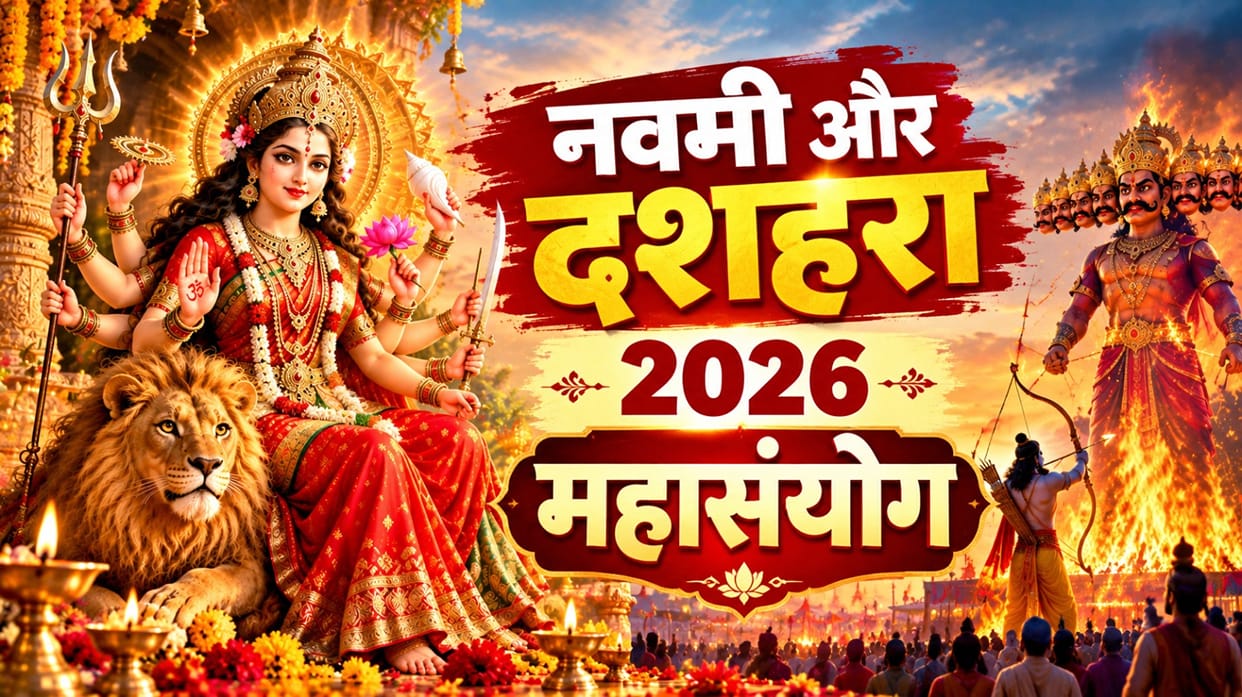 Mahanavami Or Dussehra 2026 Shubh sanyog know kanya puja time and rawan dahan muhurat