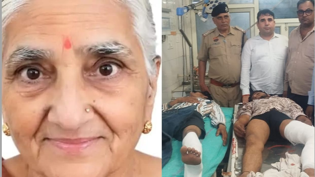 Elderly woman murdered with intent to rob Both accused apprehended following an encounter in Hisar