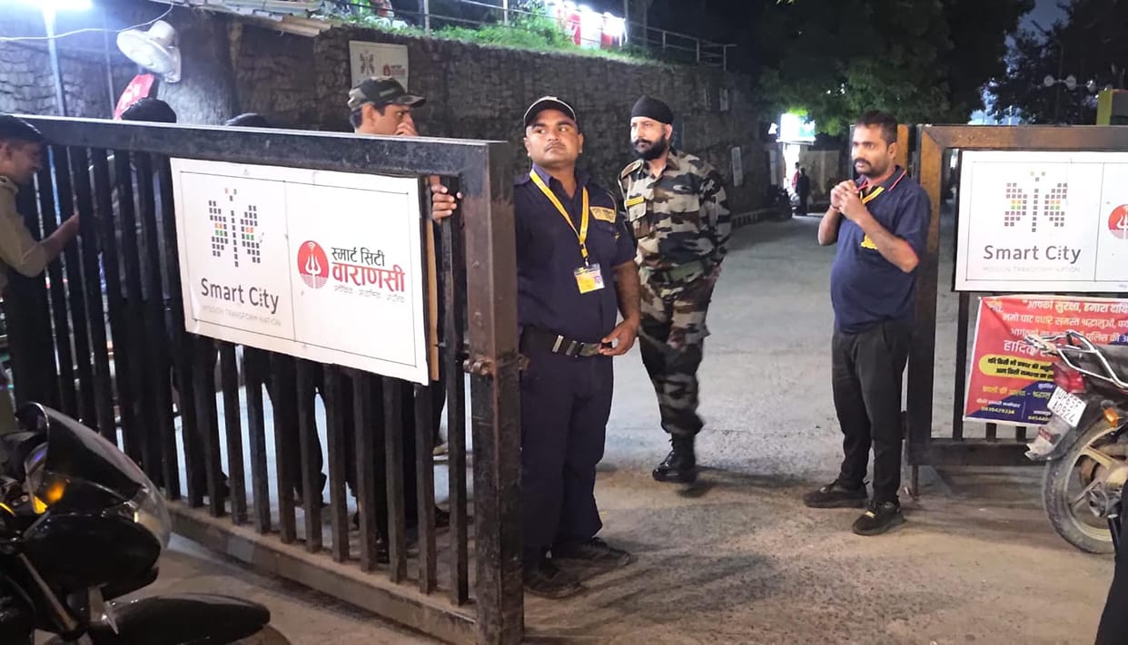 Varanasi Namo Ghat taken over by the Air Force entry for the general public closed until October 26