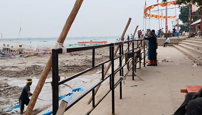 Varanasi Namo Ghat taken over by the Air Force entry for the general public closed until October 26