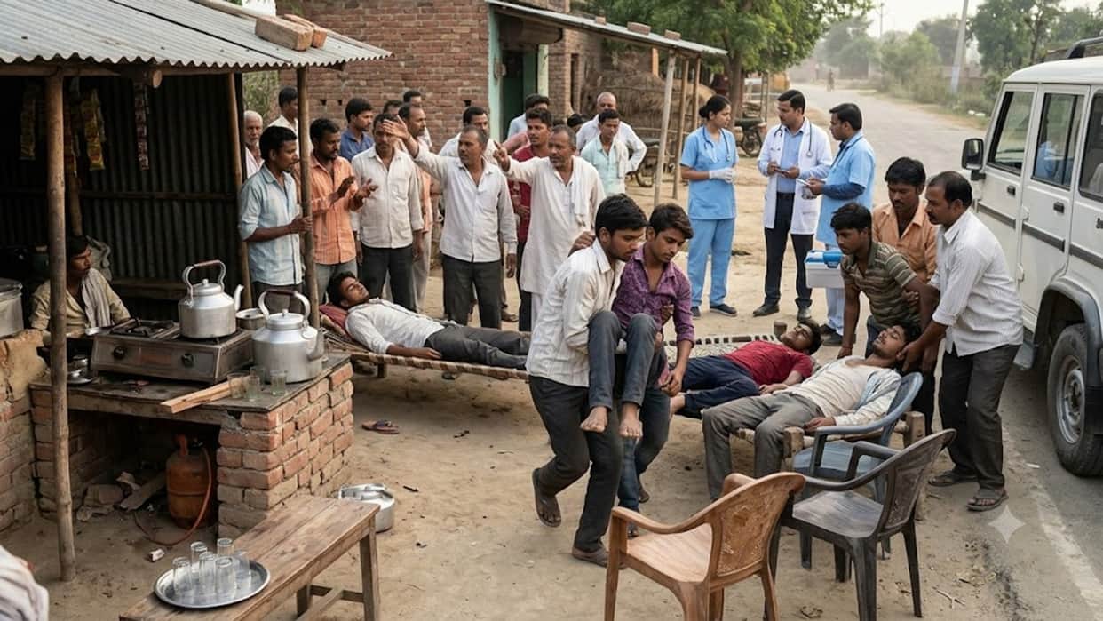 Four Men Fall Unconscious After Drinking Tea Condition Stable