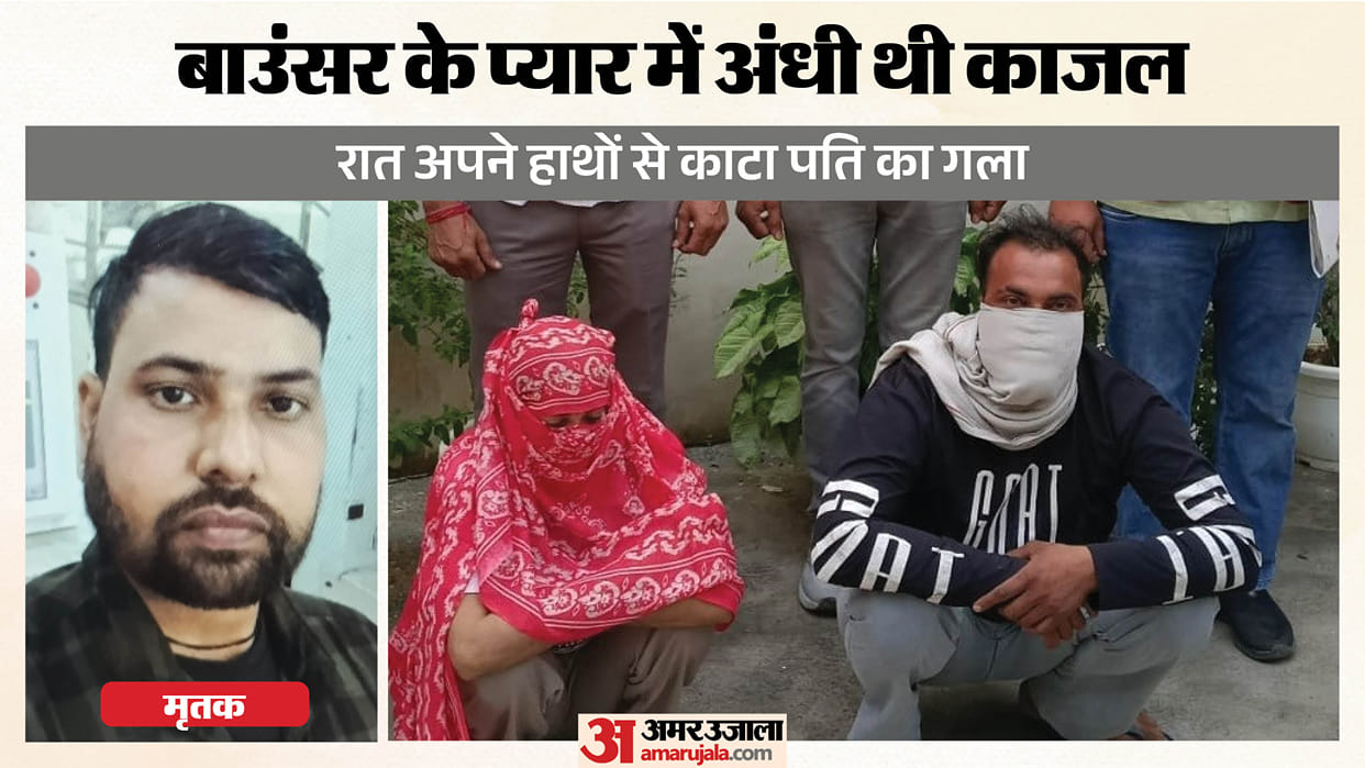 Wife killed husband in faridabad conspired with lover
