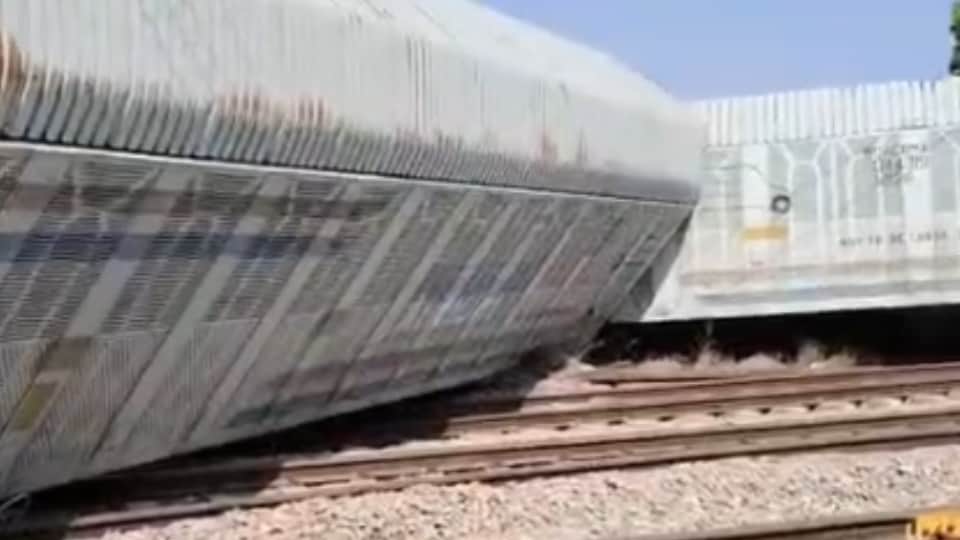 Goods train derails in Bathinda headed to Ambala near Rampura