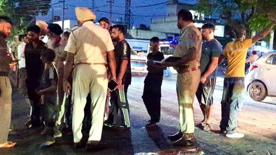 Man died in accident in raikot