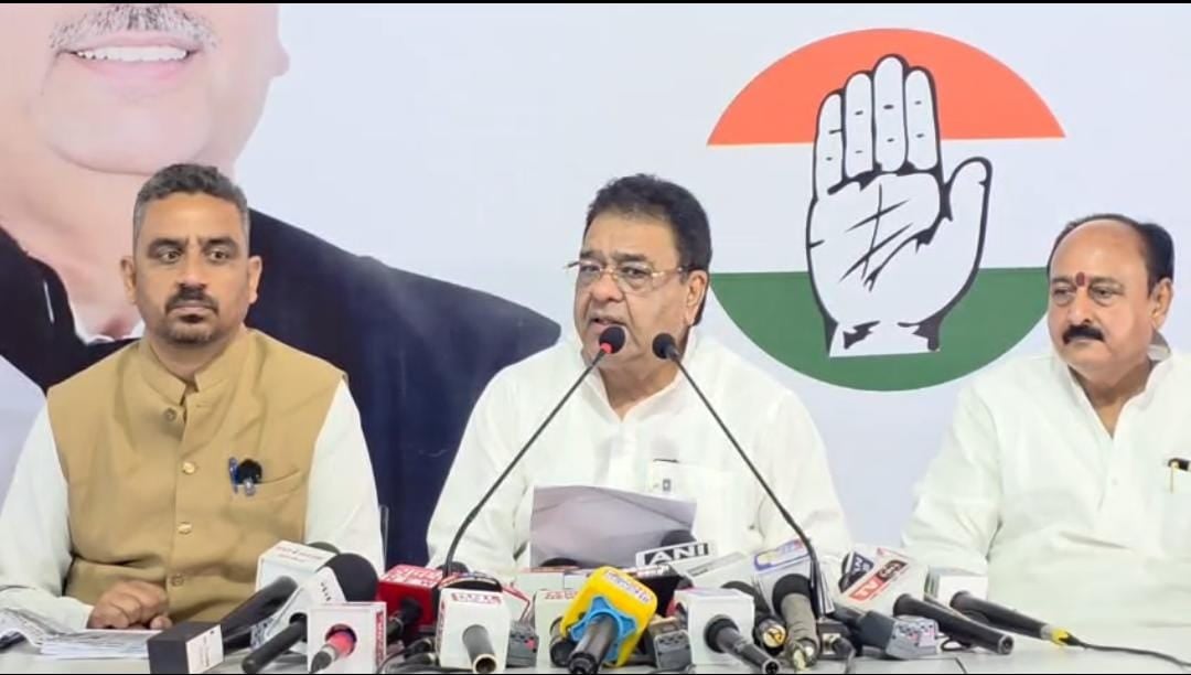 नल-जल योजना पर कांग्रेस के सवाल: योजना में 3200 करोड़ खर्च,काम सिर्फ 500 करोड़ का?,काम का मिलान कराने की मांग