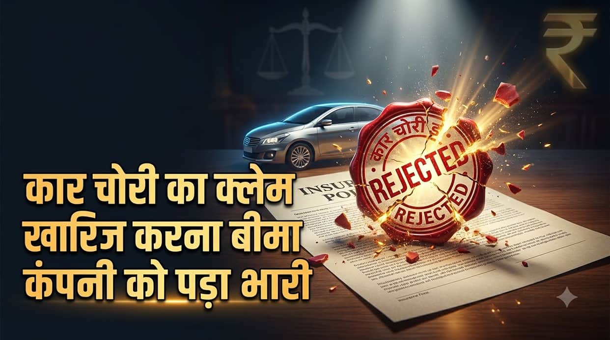 Insurance Claim Rejected Over Delayed FIR in Car Theft: Consumer Court Orders Insurer to Pay Rs 4.68 Lakh