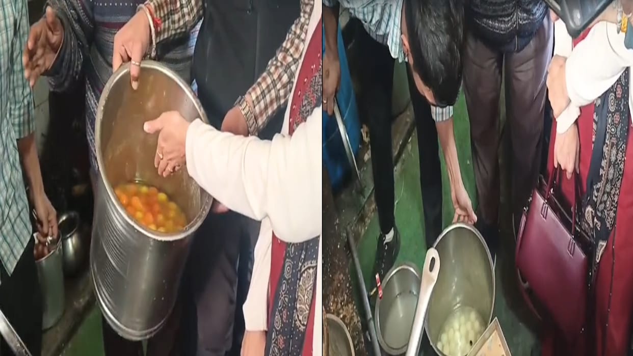 Food Safety Department raids a shop; cockroaches found in 'gulab jamuns', sweets destroyed on the spot