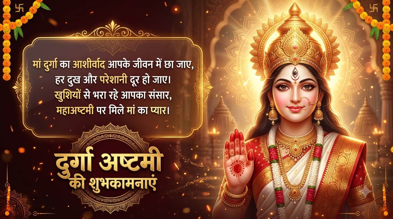 Happy Durga Ashtami 2026 Wishes: Devotional Quotes, Shayari, Greetings, Messages For Family And Friends
