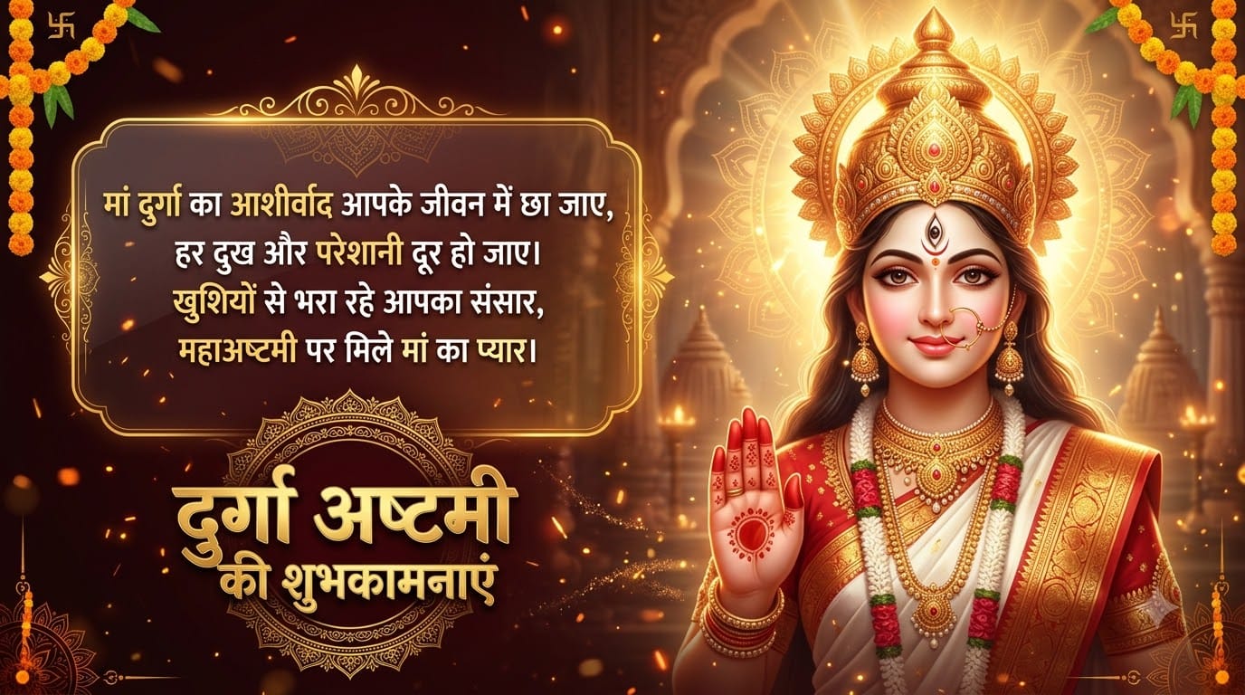Happy Durga Ashtami 2026 Wishes: Devotional Quotes, Shayari, Greetings, Messages For Family And Friends