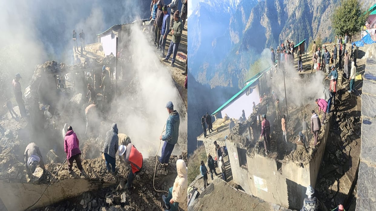 Fire incident in Chamba: House reduced to ashes in Seri village; loss estimated at 20 lakh