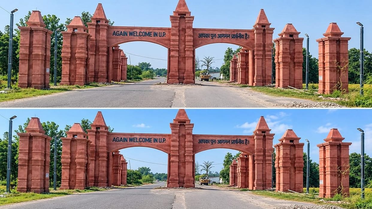 Gateway to UP built at a cost of Rs 1 crore to boost the expansion of the industrial hub in Pilibhit