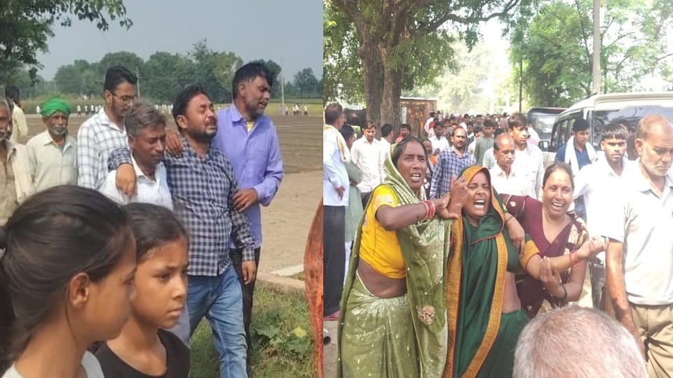 Five pilgrims including their driver from Kasganj died in road accident in bulandshahar