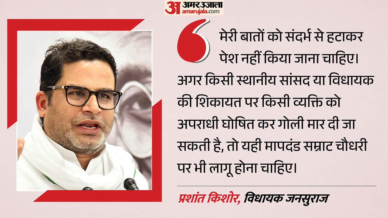 Prashant Kishor challenges the Bihar government over its statement regarding CM Samrat Choudhary