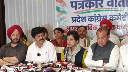 कांग्रेस प्रदेश प्रभारी सैलजा ने की प्रेसकांफ्रेंस