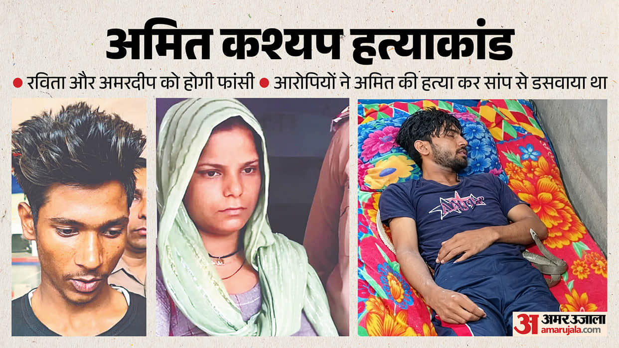 Meerut Snakebite Murder case Amit Kashyap Wife Ravita and Lover Get Death Sentence, Pleas Rejected