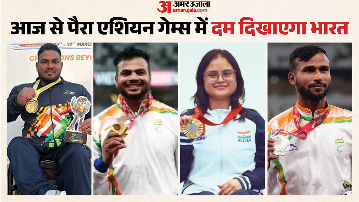 India Targets New Medal Record at Para Asian Games with 168 Athletes