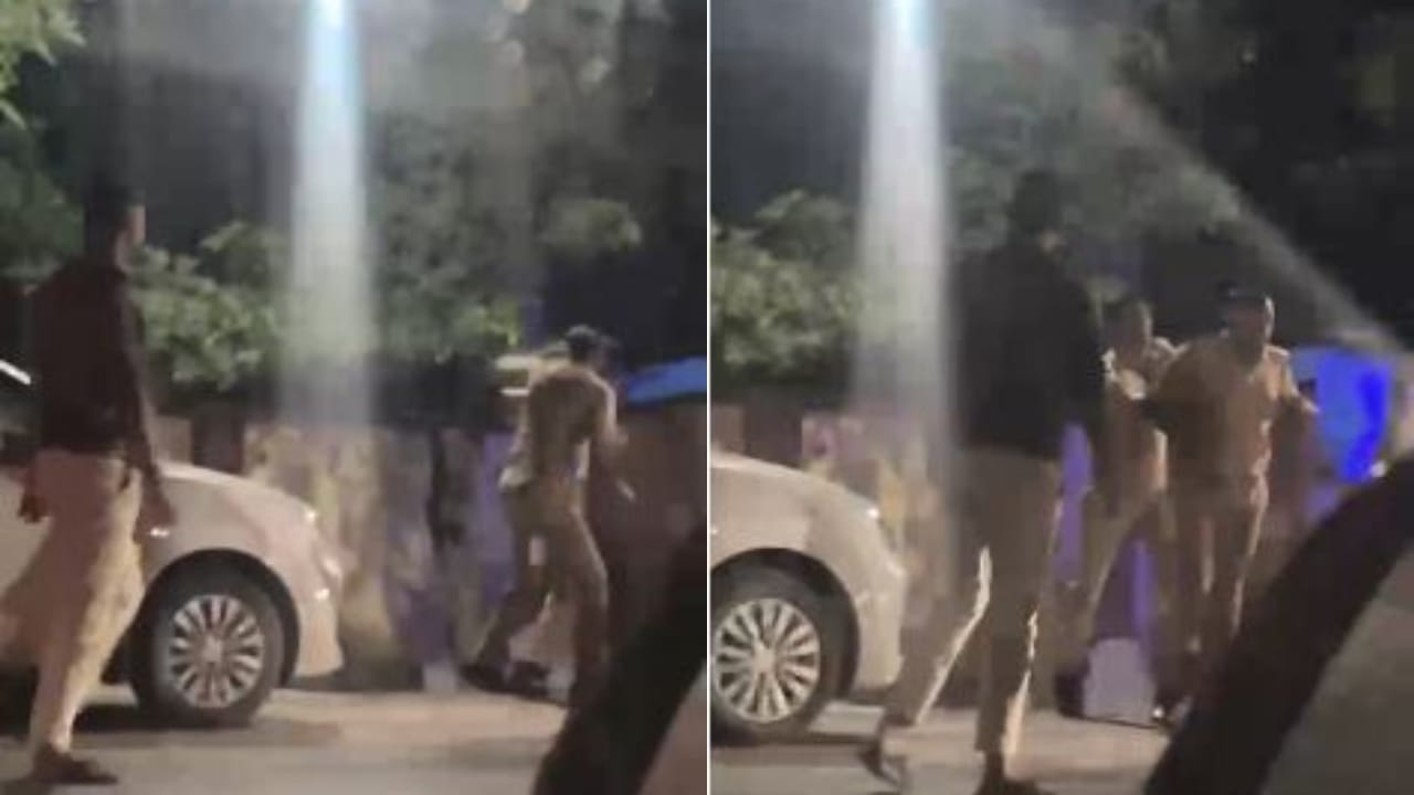 सीओ आवास के सामने पुलिसकर्मियों में हुआ विवाद