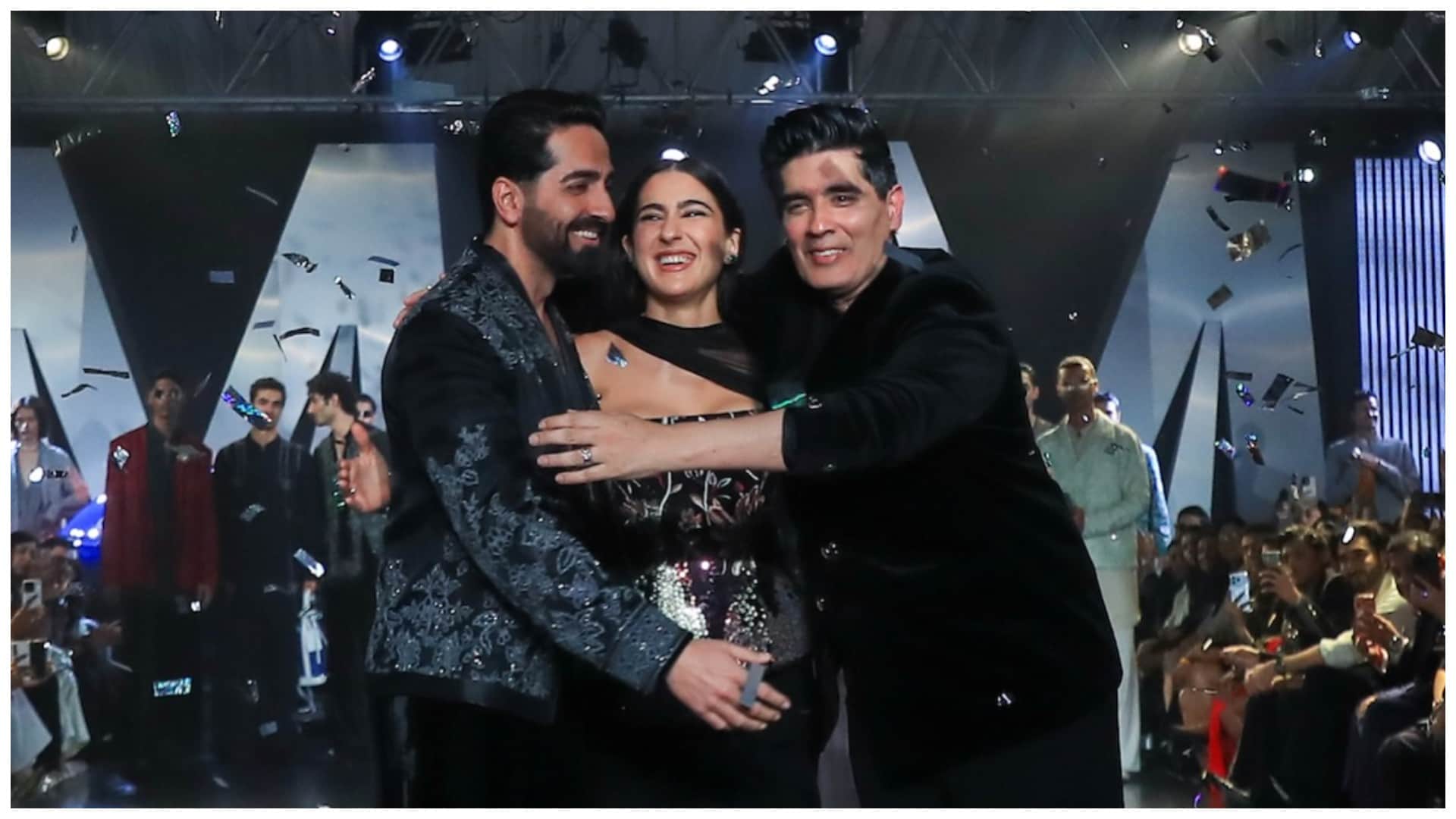 Ayushmann Khurrana and Sara Ali Khan turn showstoppers for Manish Malhotra in Lakme Fashion Week 2026