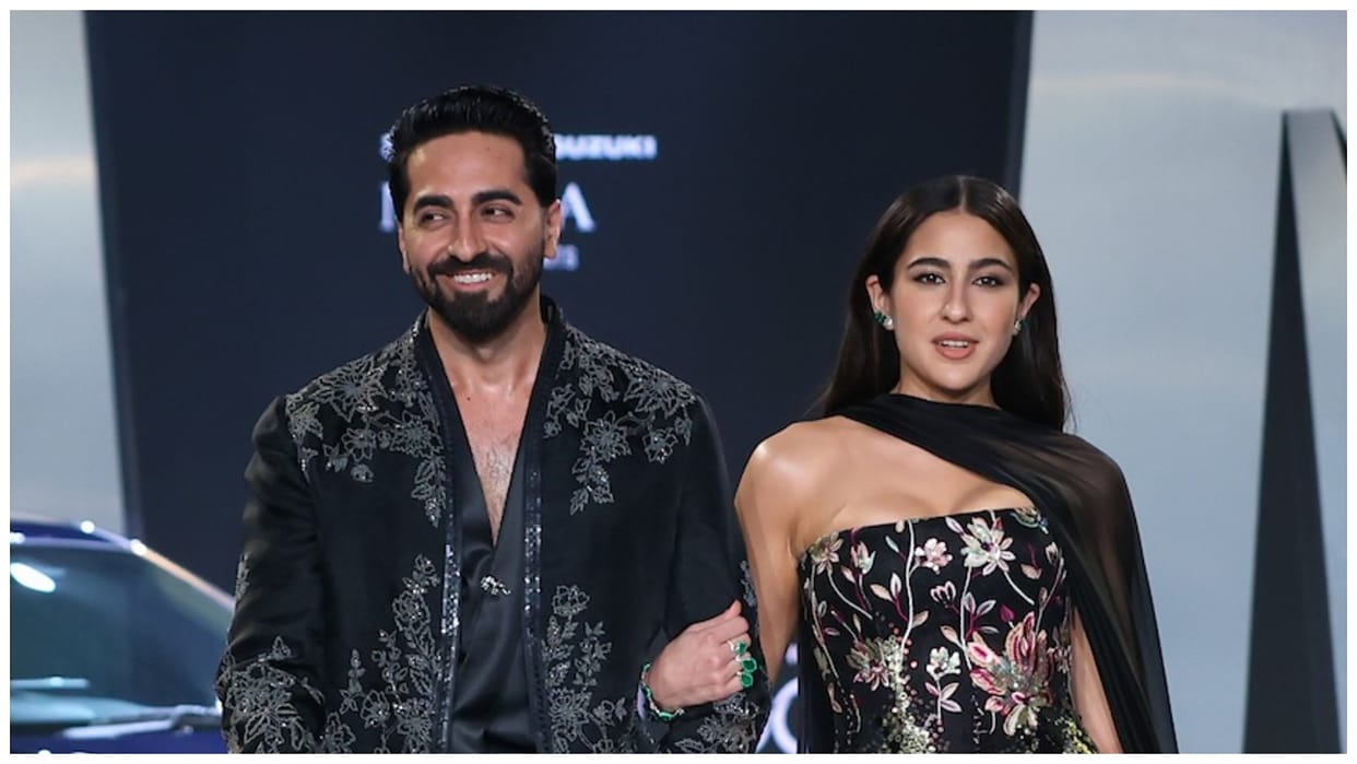Ayushmann Khurrana and Sara Ali Khan turn showstoppers for Manish Malhotra in Lakme Fashion Week 2026