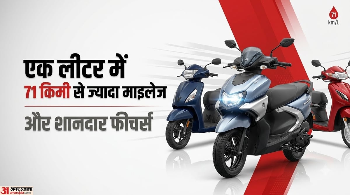 यमाहा से लेकर होडा और टीवीएस तक: बेहतरीन माइलेज और स्मार्ट फीचर्स से लैस हैं ये पांच स्कूटर्स, देखें लिस्ट