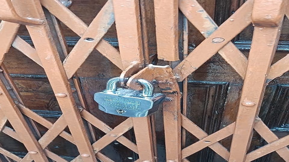 Attempted theft in a locked house