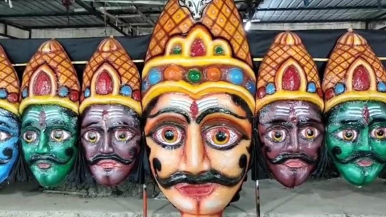 A 101-foot-tall Ravana statue will be burned in Raipur: Inflation has increased the cost of the effigies