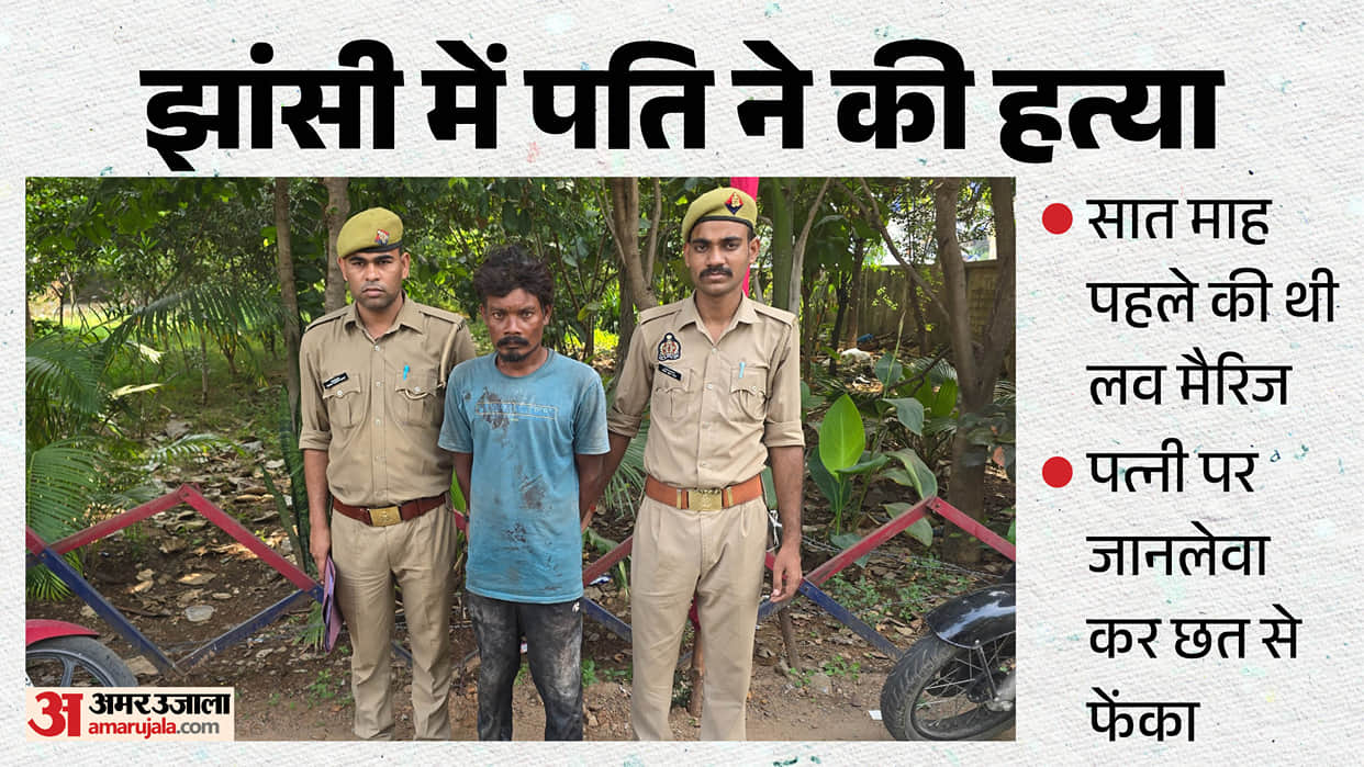 Jhansi Man Kills Wife After Attacking Her with Sickle and Throwing Her Off the Roof