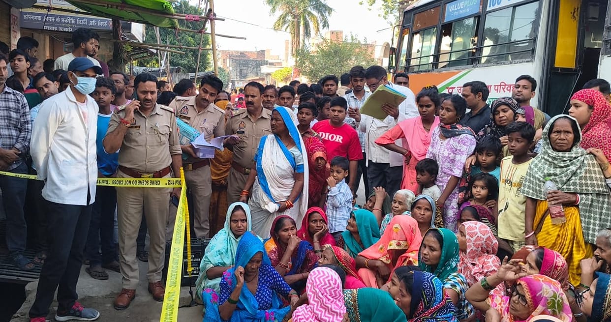 Farrukhabad Body of a tobacco worker found over a drain injury marks present on neck and face