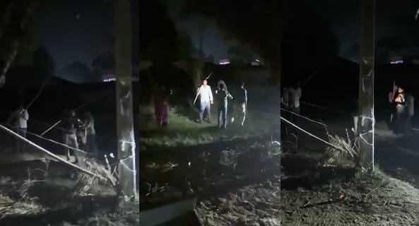 Auraiya Violent clash between two groups in Kudarkot one person injured and referred to the district hospital