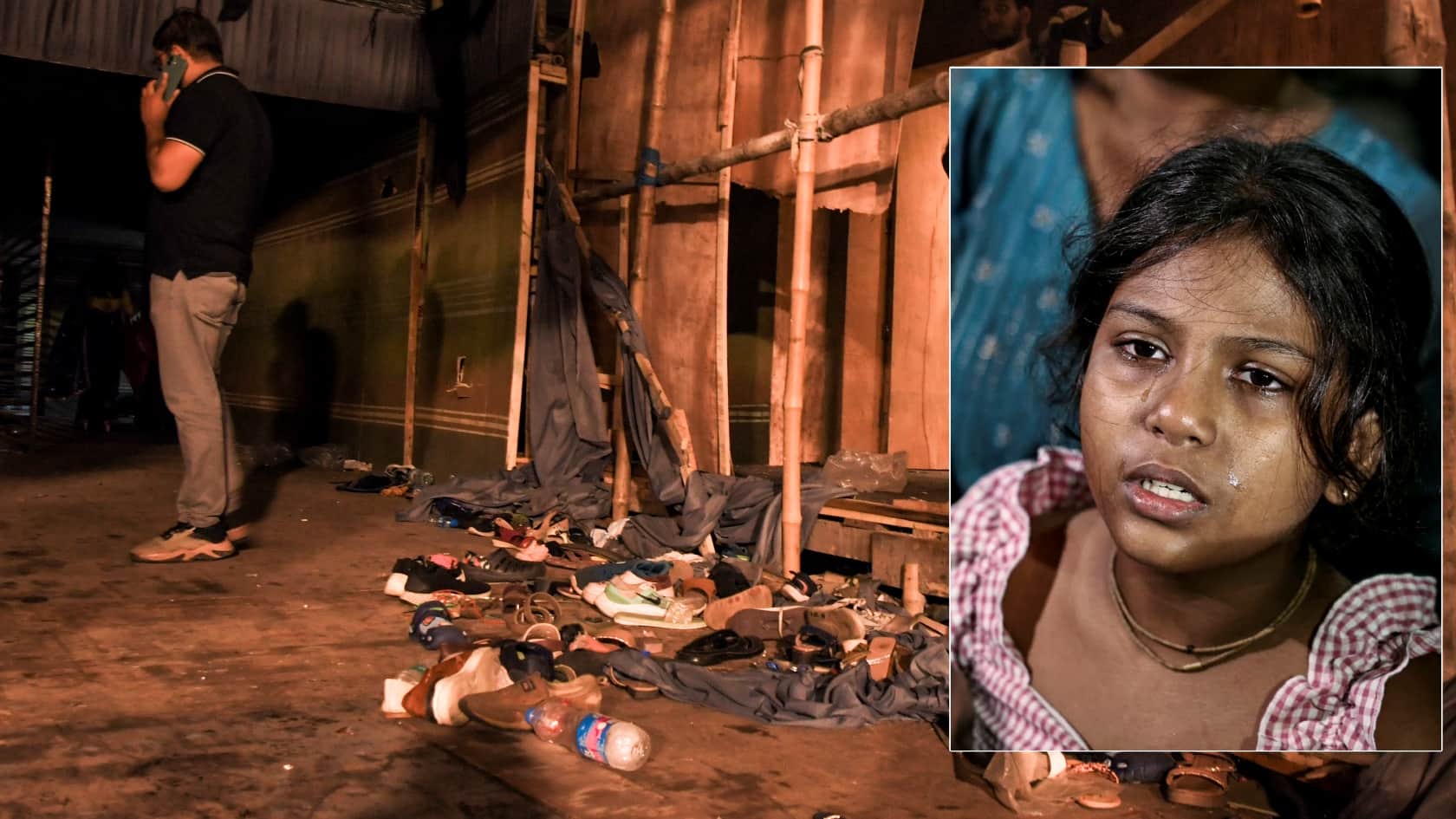 Bengal stampede 13 women died at Chorbagan Maa Durga pandal hospital full with pain and tears kolkata photos