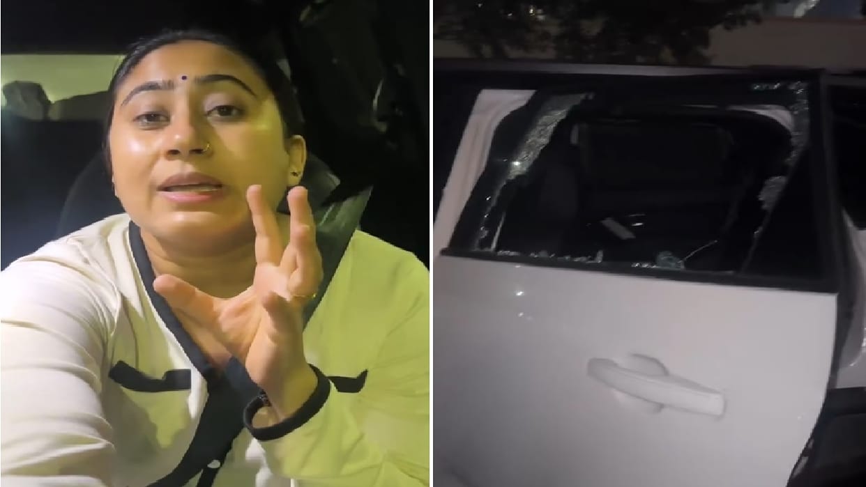 Laptop and cash stolen after influencer s car window is smashed in Gurugram