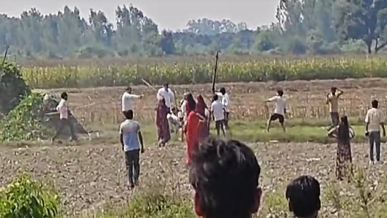 Firing and stone pelting during a land dispute 15 injured
