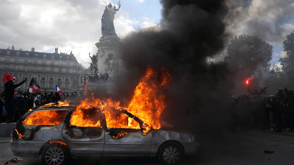 Public outrage on streets of France: Violence-looting erupt amidst student protests; masked groups challenges