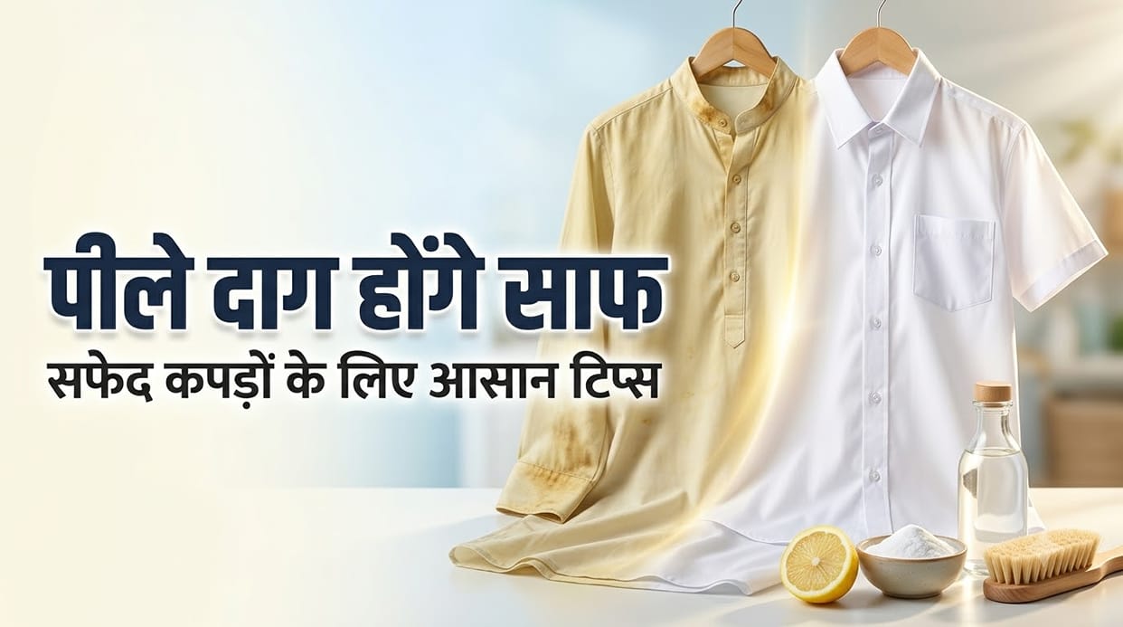 How to Remove Yellow Stains From White Clothes: Easy Home Remedies