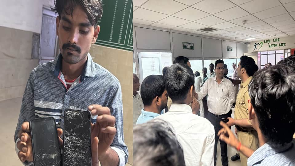 Lab staff at SN Medical College beat attendants of patients in Agra