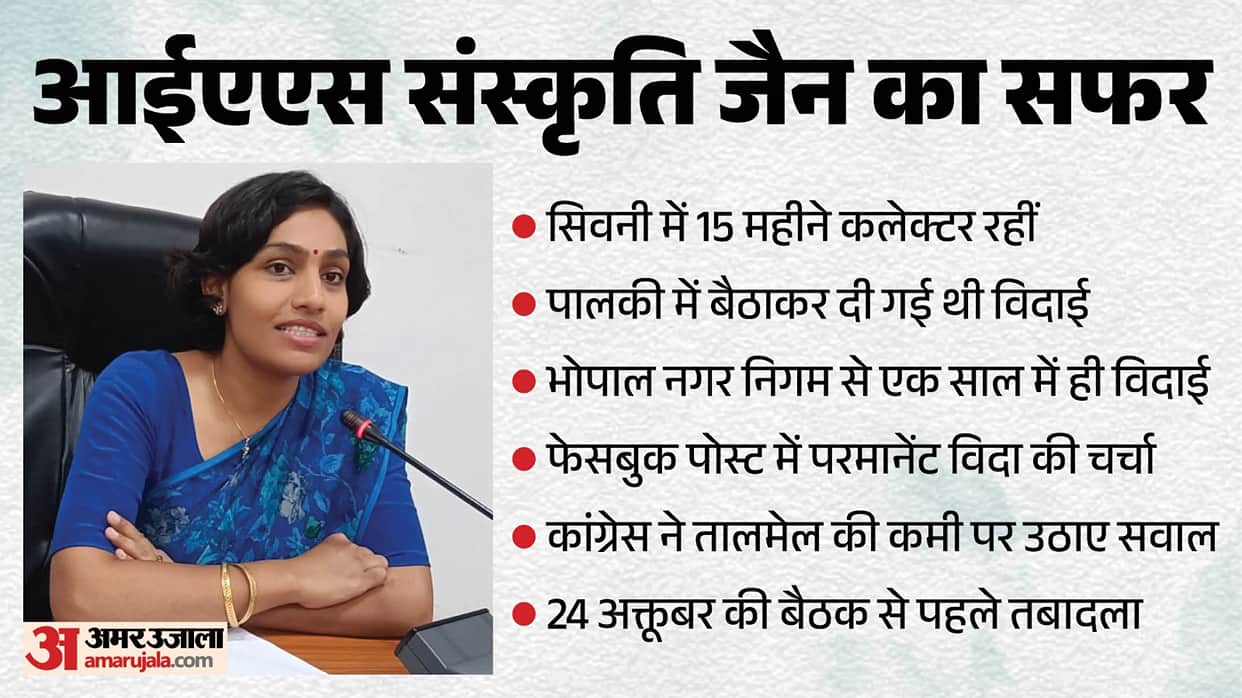 A farewell in a palanquin in Seoni, talk of a transfer in Bhopal: what transpired during IAS officer Sanskruti