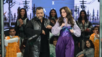 Lakme Fashion Week 2026 Grand Finale Aneet Padda Showstopper For Amit Aggarwal