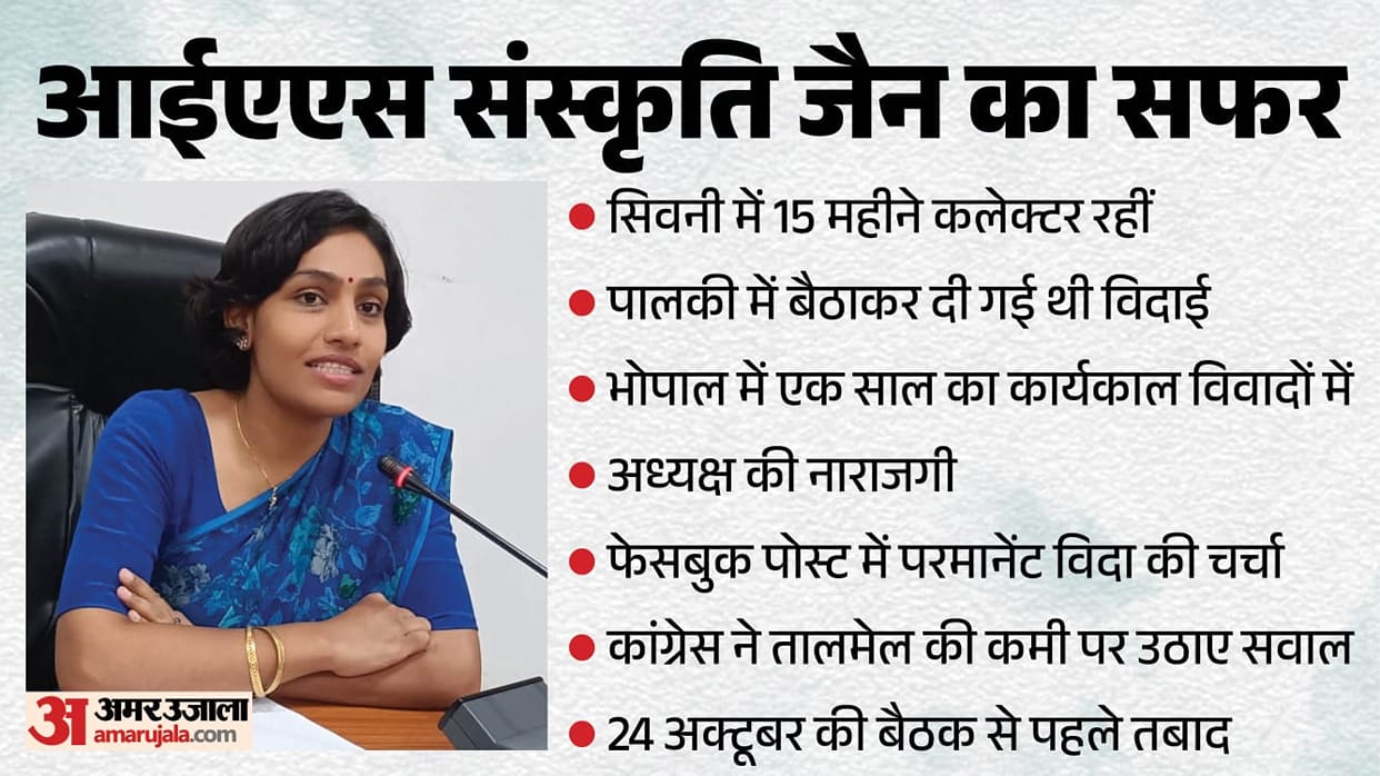 A farewell in a palanquin in Seoni, talk of a transfer in Bhopal: what transpired during IAS officer Sanskruti