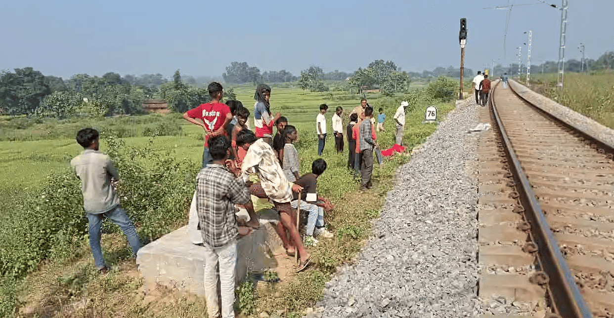 Sonbhadra Woman walking along railway track struck by train dies