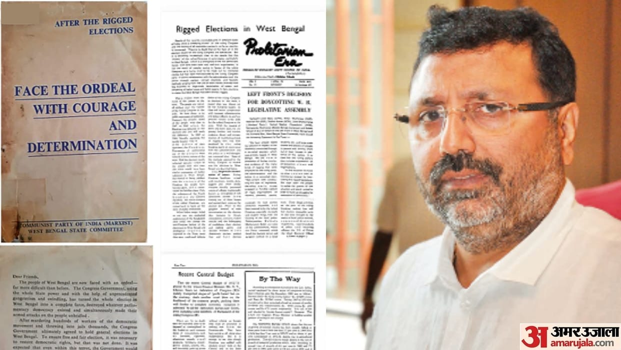 Election Commission controversy BJP Nishikant Dubey 1972 Bengal booth-capture congress left politics no probe