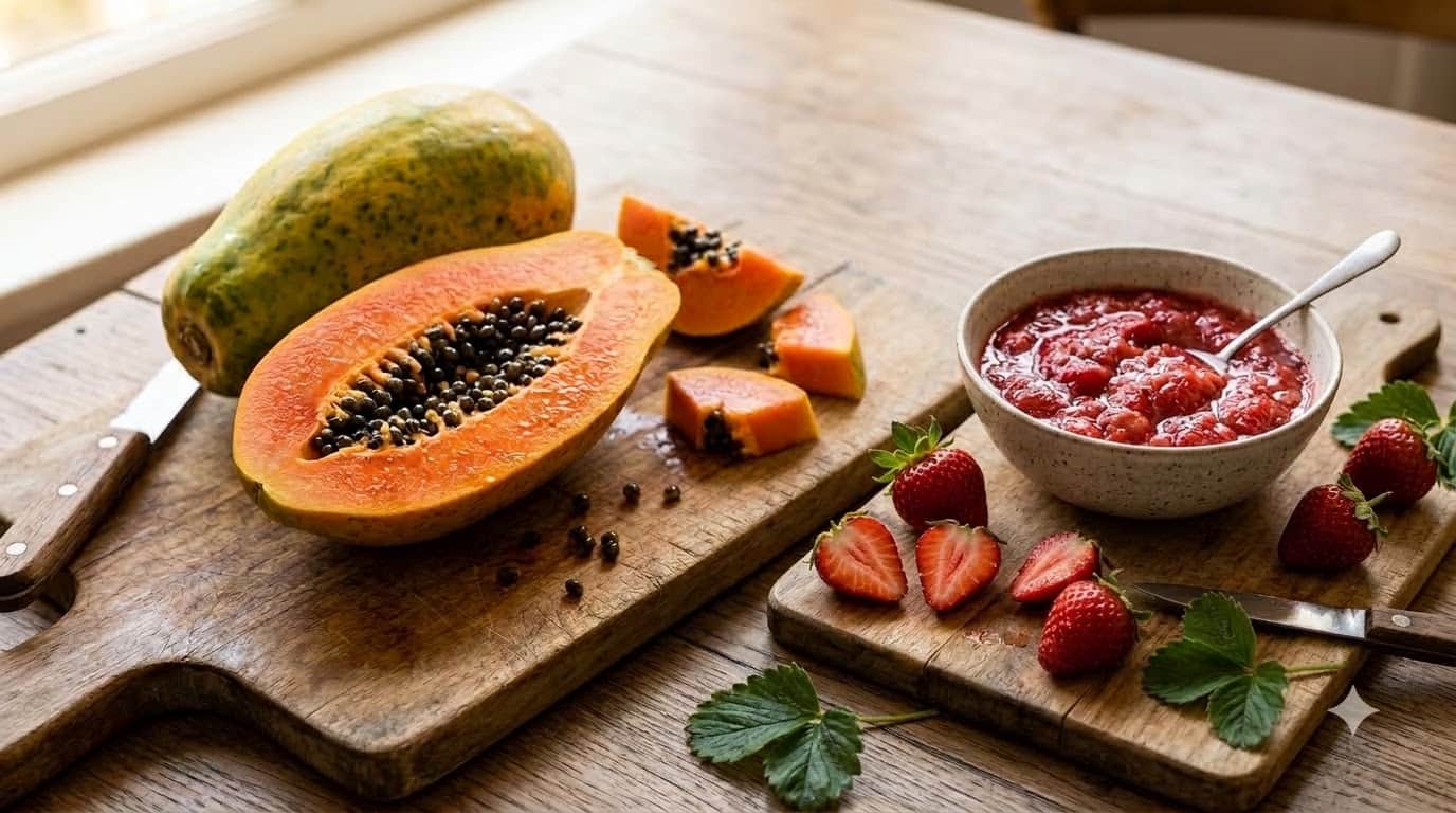 Fresh fruit face pack for glowing skin made in home will look fresh