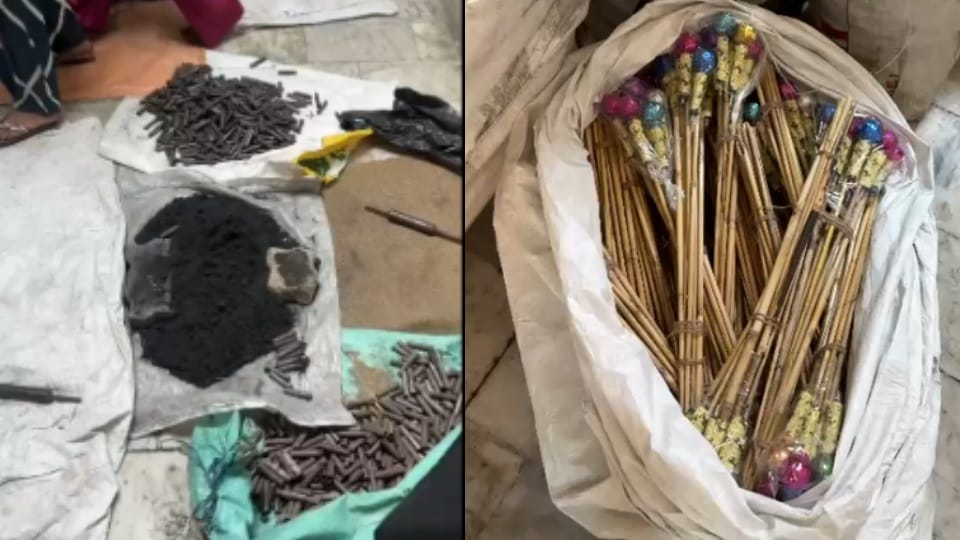 Illegal firecracker factory busted in Jandiala Guru rented house three accused arrested
