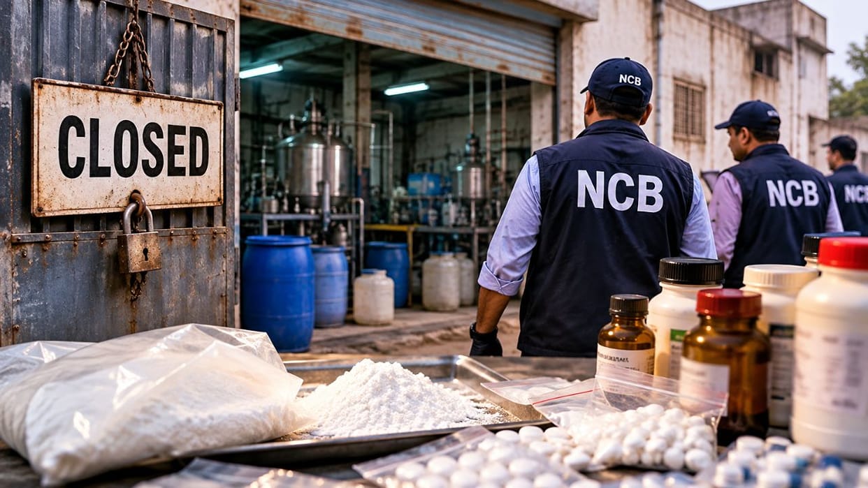 himachal closed pharma units synthetic drugs ncb alert