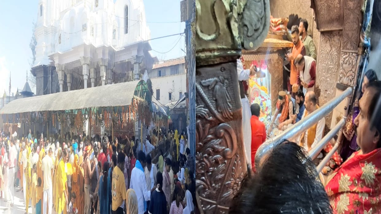 Sharadiya Navratri: Crowds of devotees thronged Shaktipeeths on Ashtami; 1.17 lakh offered prayers