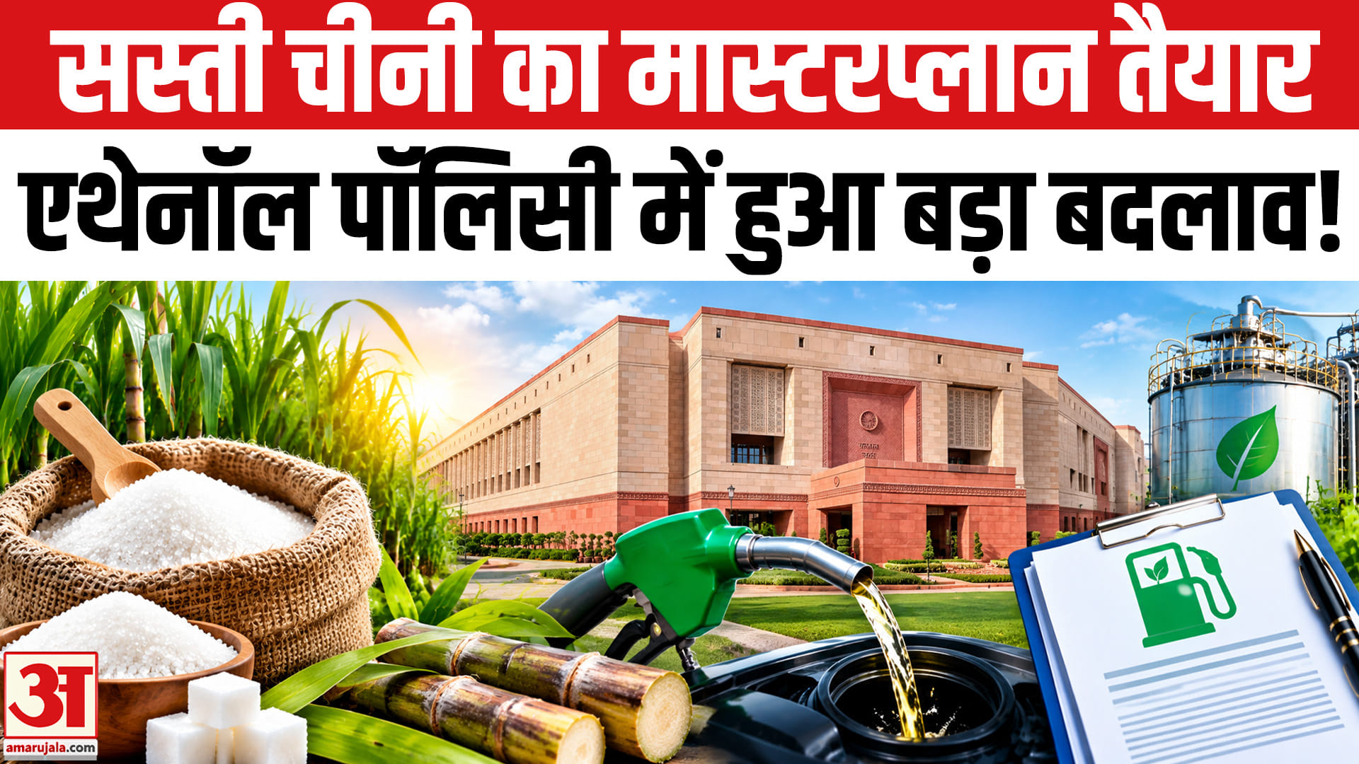 चीनी होगी सस्ती? एथनॉल पॉलिसी में सरकार ने किया बड़ा बदलाव जानें पूरा मास्टर प्लान!