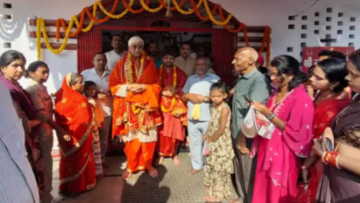 ts singh deo sandhi puja maa mahamaya temple navratri navami