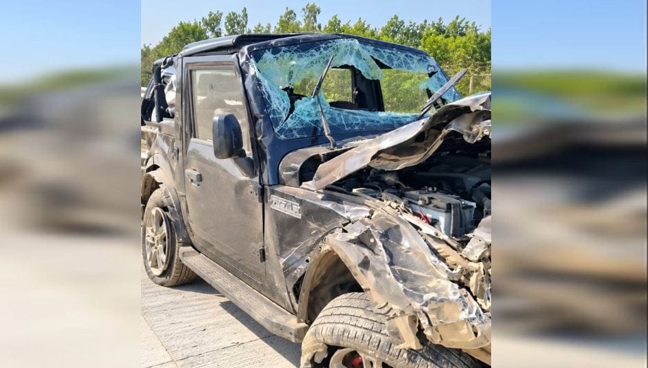 Saharanpur Thar Car Accident Three Agra Friends Killed